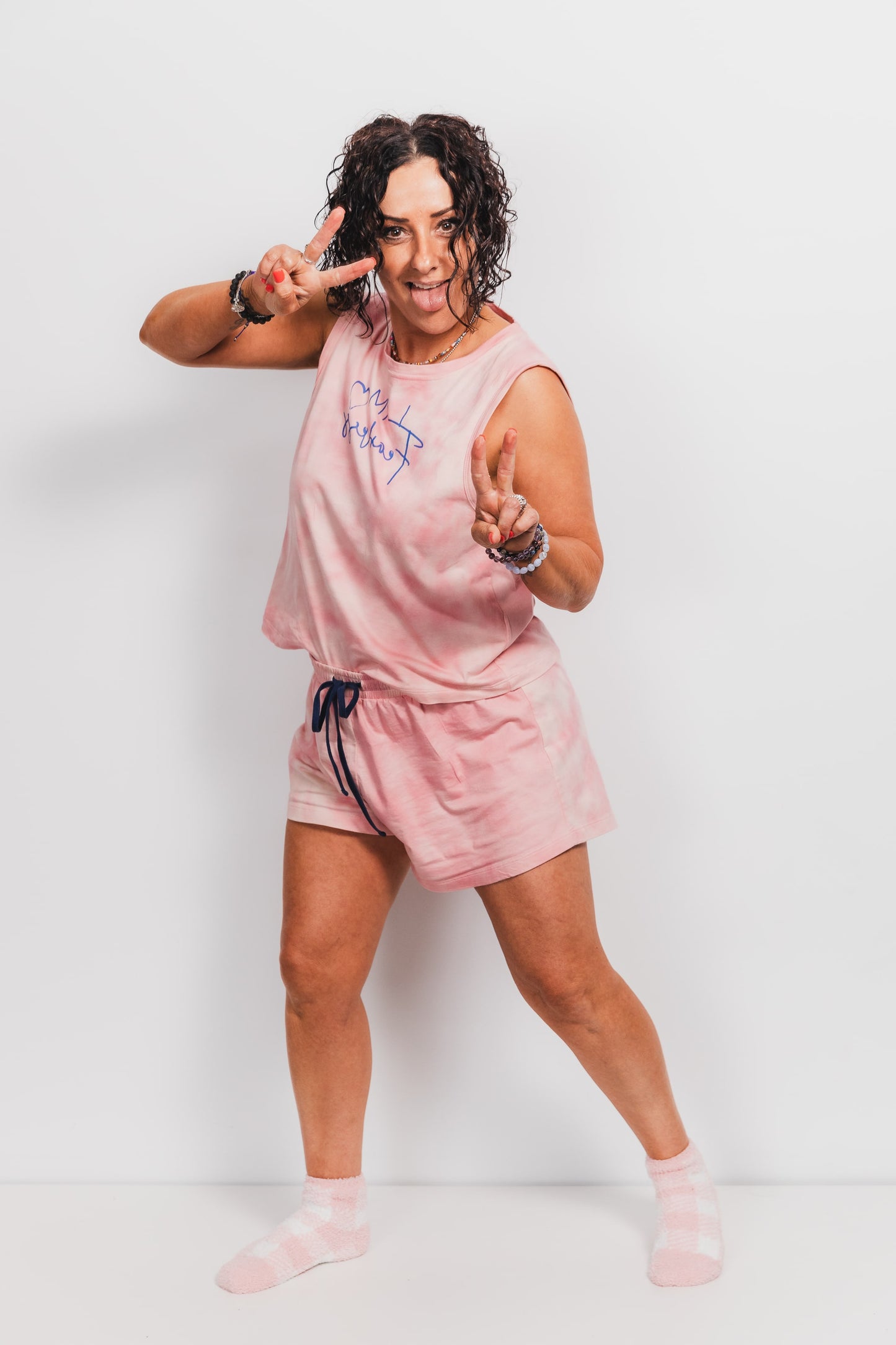 I AM Fearless Organic Cotton Tie Dye Pyjamas Set
